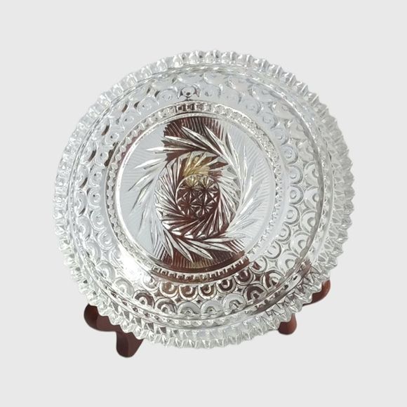 Vintage Fostoria Crystal Candy Dish - Picture 1 of 4
